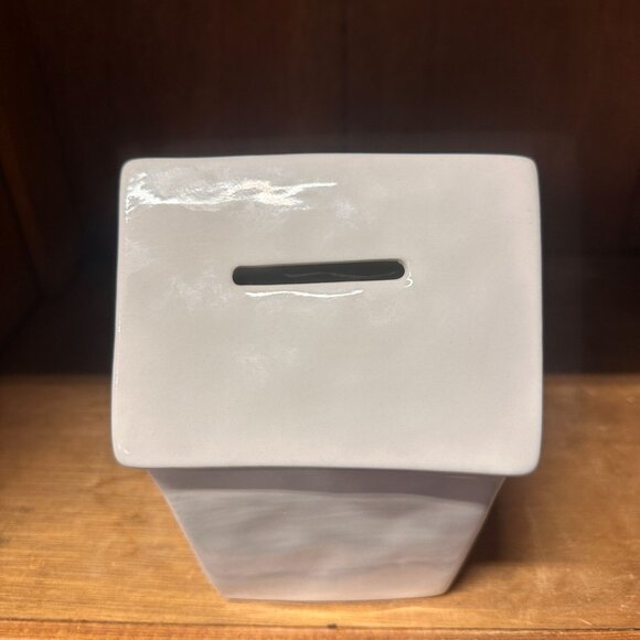 Ceramic Honeymoon Fund Money Box Rae Dunn Gift Newlywed Bridal Shower Engagement - Picture 13 of 15